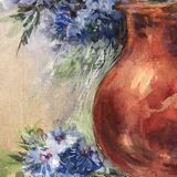 Bouquet de fleurs, tableau, aquarelle
