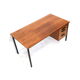 Vintage teak desk with 3 drawers from the 1960s