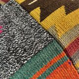 Vintage turkish kilim cushion cover 40 x 40 cm