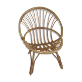 Children's armchair in rattan