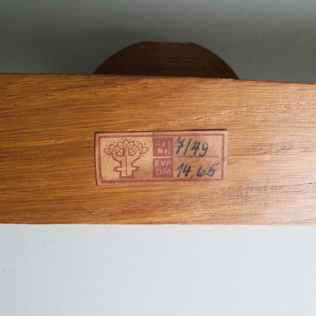 Scandinavian style wooden candlestick