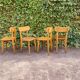 Set of 4 bistro chairs