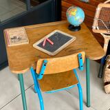 Desk and school chair set