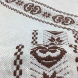 Vintage linen tablecloth and 6 towels