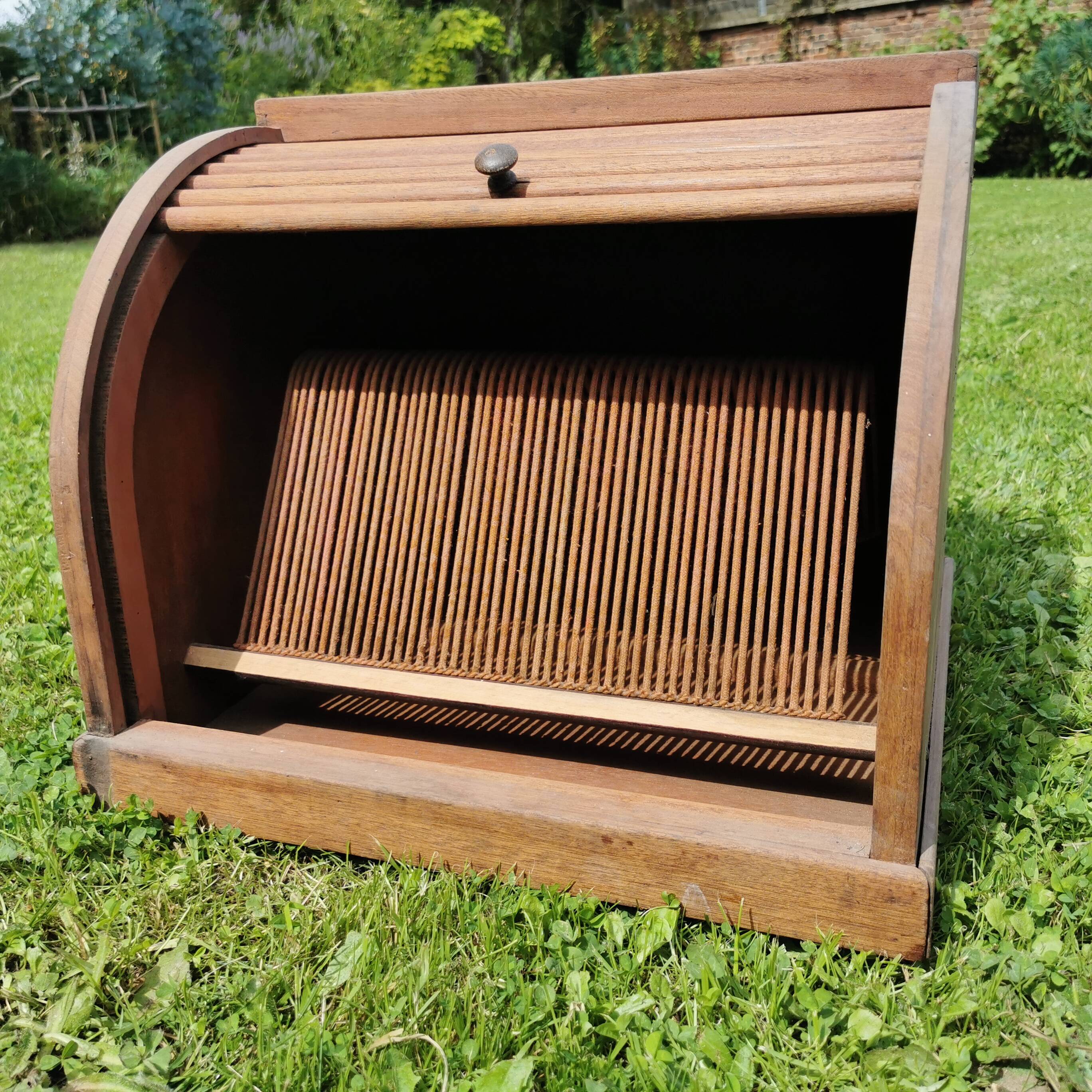 Wooden curtain file cabinet