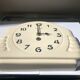Pendule horloge art déco française Bayard en céramique mouvement quartz