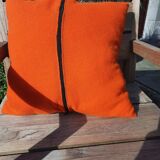 Orange Peruvian cushion cover