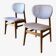 Pair of chairs by Louis Van Teefelen