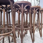 Set of 8 bistro-style bar stools Baumann.