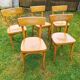 5 Baumann style bentwood bistro chairs