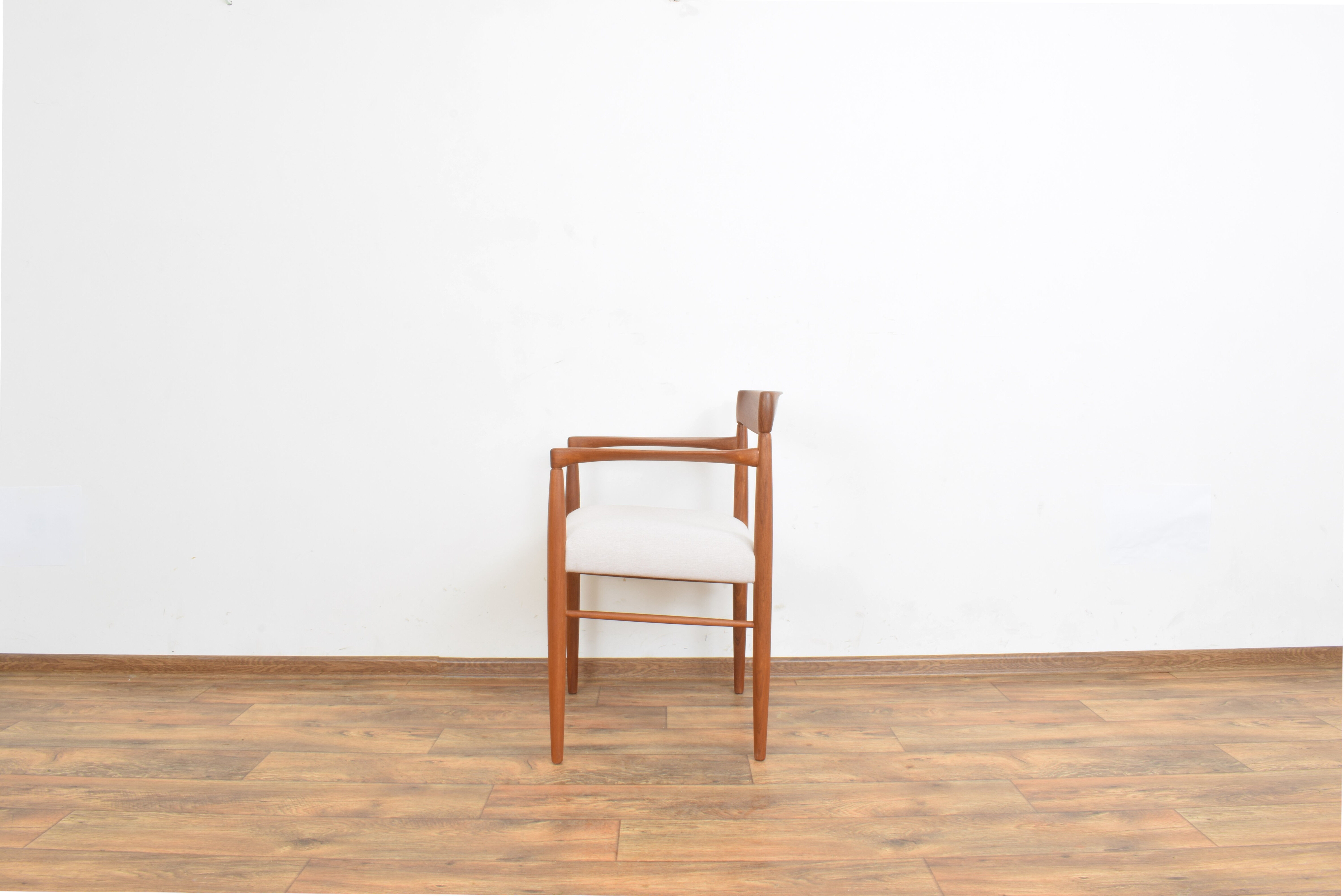 Danish Teak Armchairs by H. W. Klein for Bramin, Set of 2