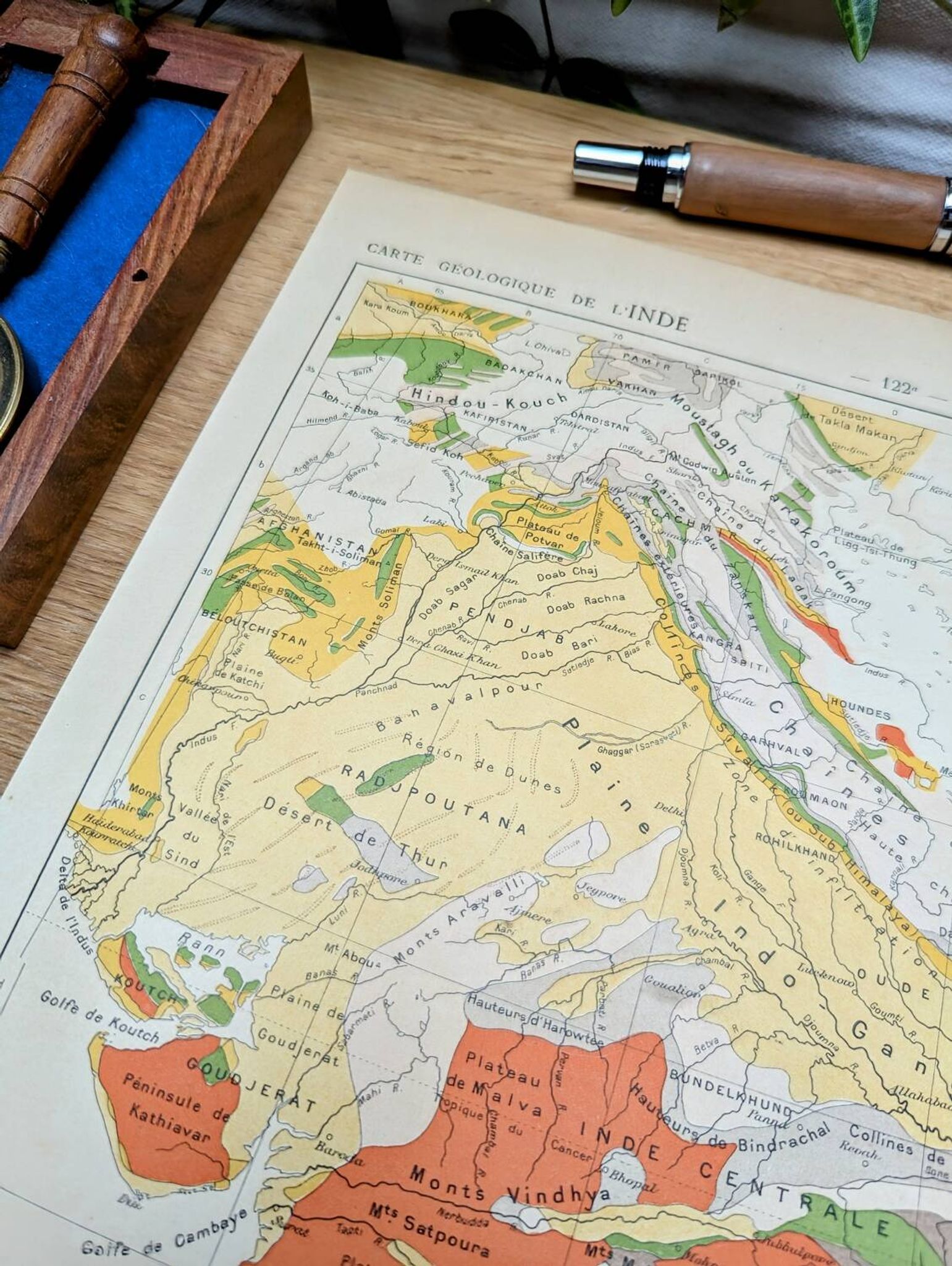 Printed in 1909, Geology of India.