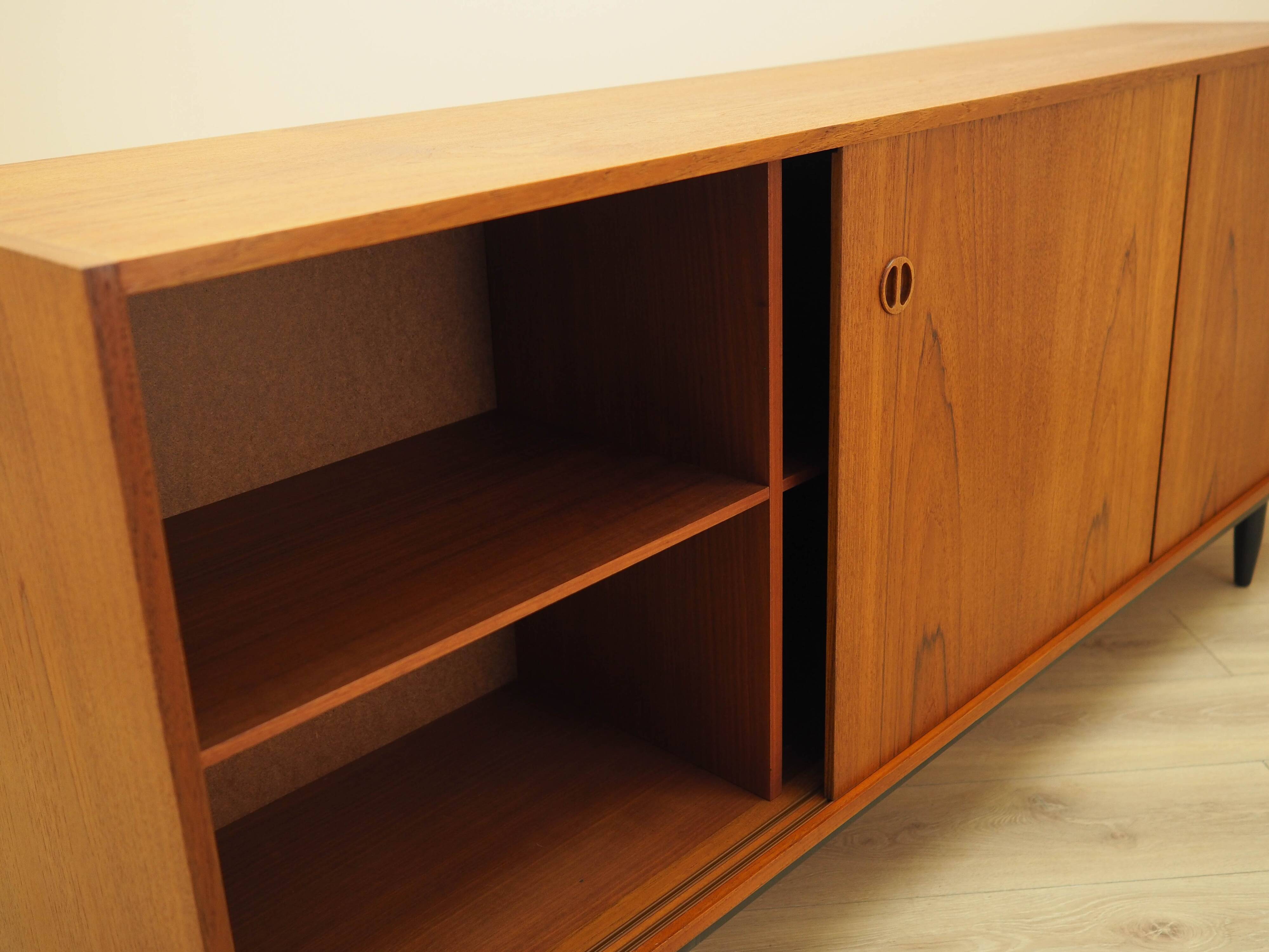 Teak sideboard, Danish design, 1970s, production: Denmark