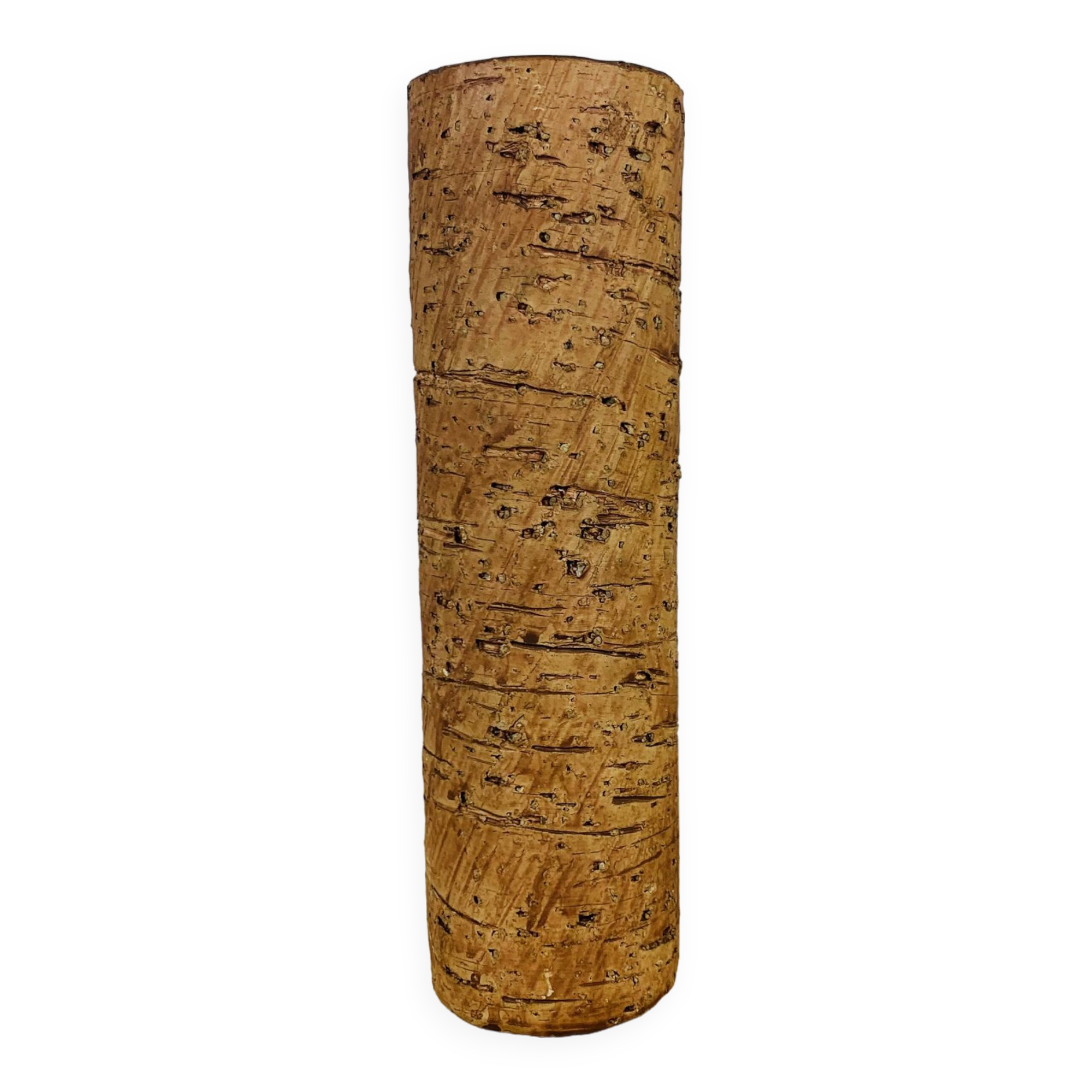 Vintage stoneware roll vase