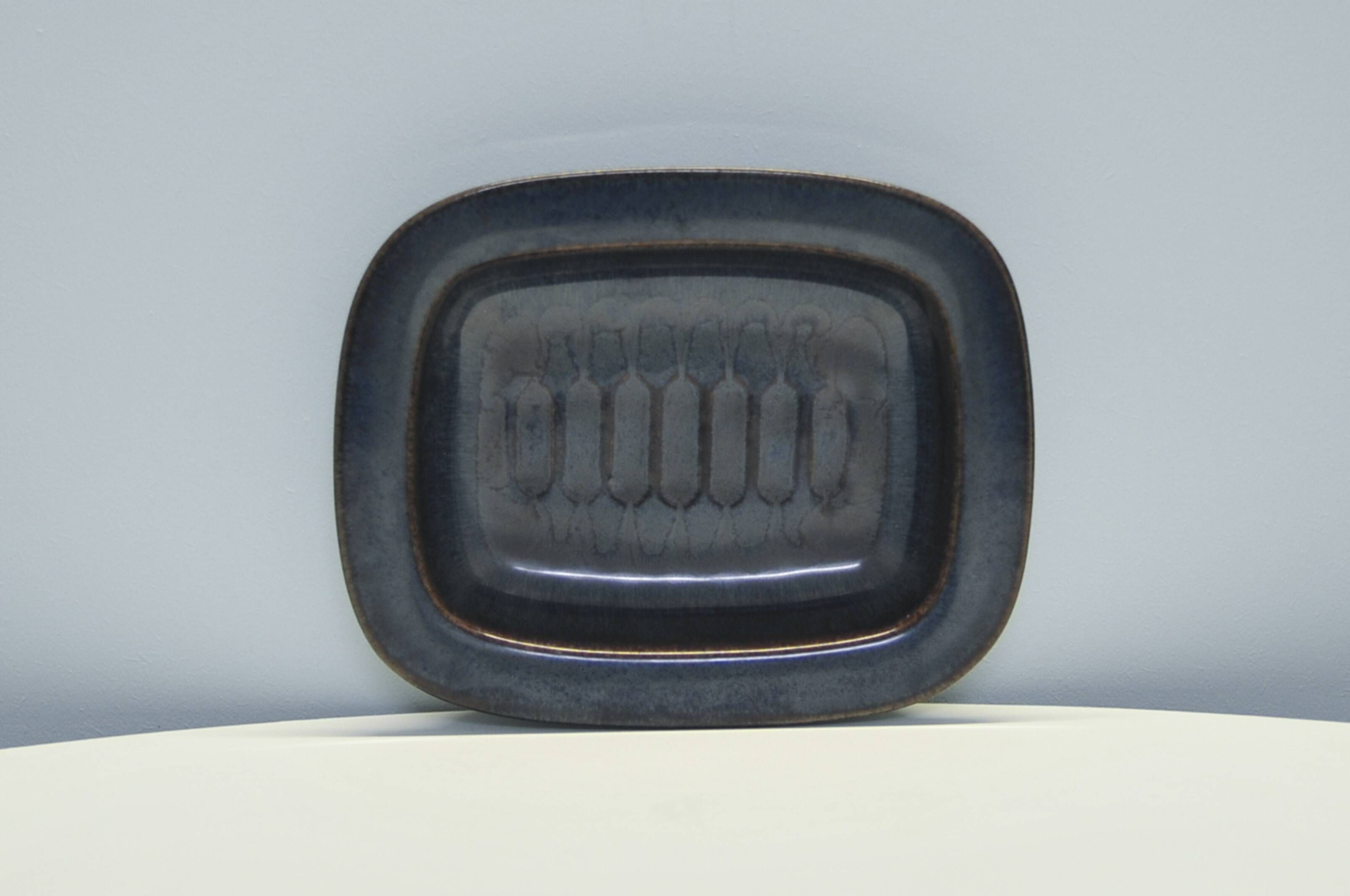 Bol rectangulaire vintage bleu foncé søholm