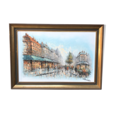 Framed painting