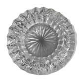 Cendrier en verre ciselé