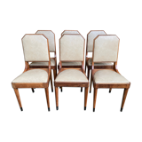 Suite of 6 restored Art Deco period chairs