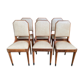 Suite of 6 restored Art Deco period chairs