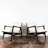 Customizable Pair Of Mid Century Modern Armchairs, 1960s