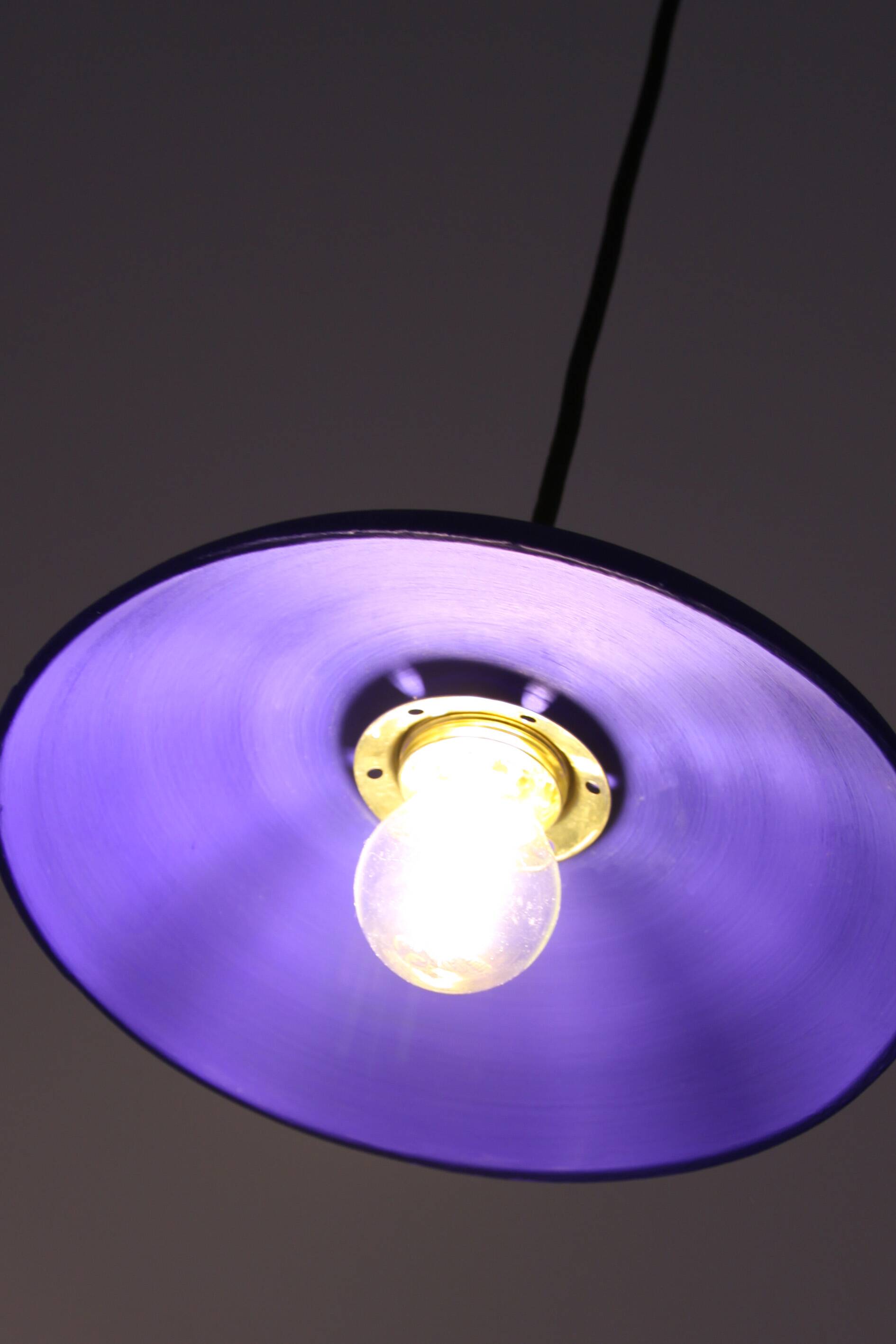 Blue Klein ceramic suspension