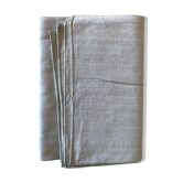Ancient hemp harvest tablecloth tinted with sage