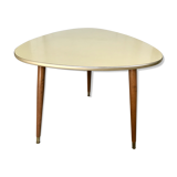 Vintage coffee table tripod feet compass