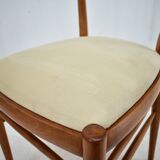 1970s set of 4 dining chairs by Drevotvar, Czechoslovakia