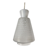 Designer glass pendant light from the 60s