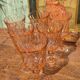 Six verres à pied rosaline d'arcoroc luminarc