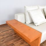 Italian Leather Sofa from Giorgetti, 1980s.