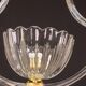 Élégant lustre Art Déco Barovier et Toso, années 1940