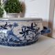 Beautiful Chinese glazed porcelain cachepot or pot, an authentic piece