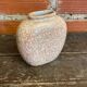 Vintage 1970s Beige and Gold Ceramic Vase by Dr Pierre Ricaud