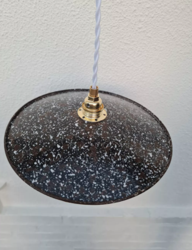 Enamelled sheet metal suspension 1950