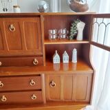 Nathan vintage teak sideboard cabinet bar furniture living room