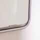 Vintage Italian Chrome Metal Wall Mirror, 1970s