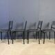 Set of 4 Sandow dining chairs by Rene Herbst, 1980s