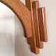 Applique en bois vintage