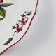 Set of 2 hand-painted ceramic dishes with flower pattern