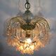 Pink flowers tassel chandelier