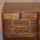 Elm apothecary cabinet with cupboard base