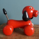 Old pull-along dog toy, Kouvalias, Greece