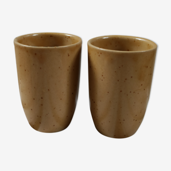 Digoin glass cups in stoneware
