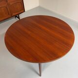 Table de repas a rallonge en teck design scandinave  Niels Otto Moller