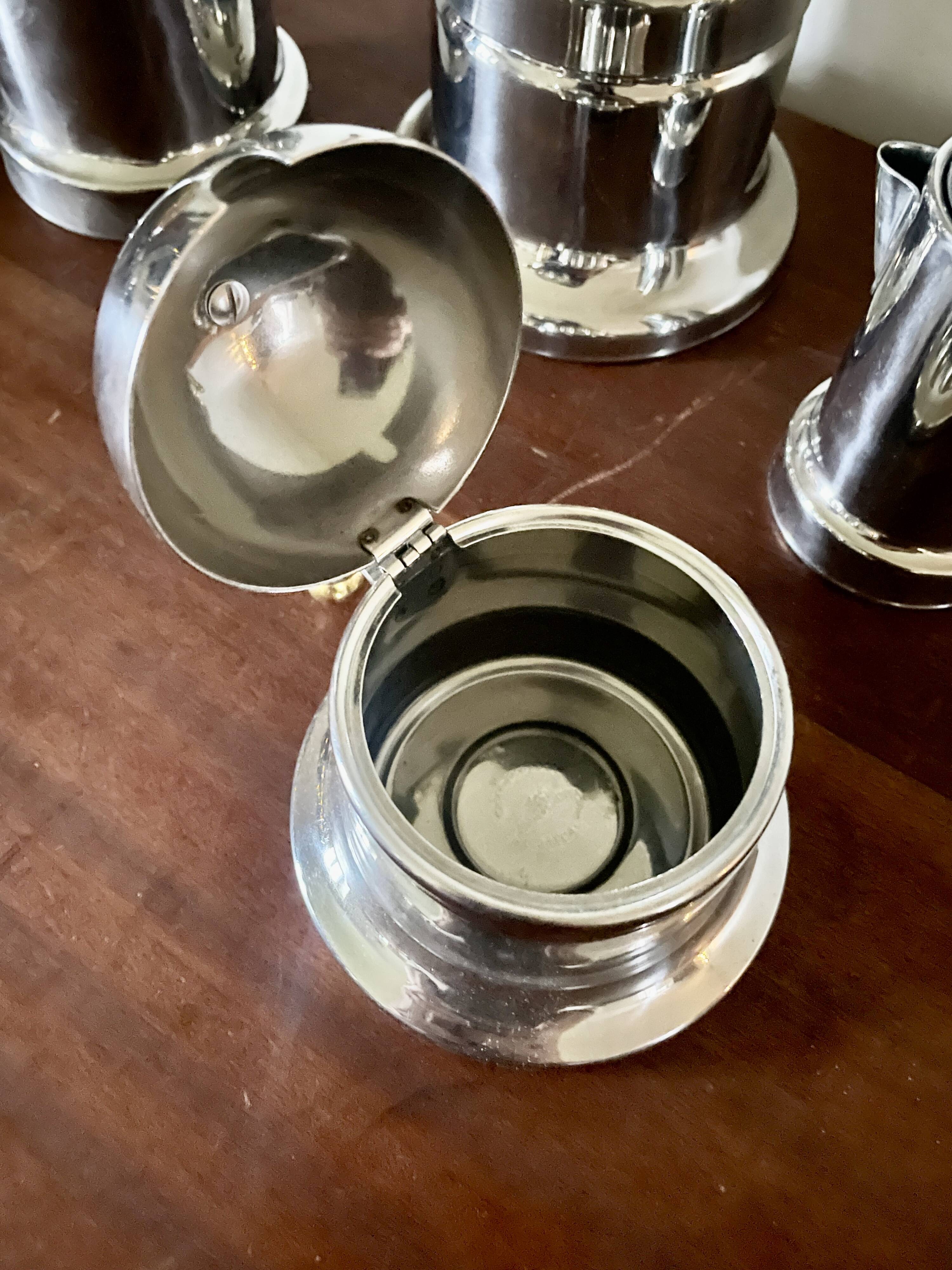 Vev Vigano Kontessa espresso set or 24 carats, Italy