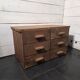 Antique workshop furniture with 6 drawers