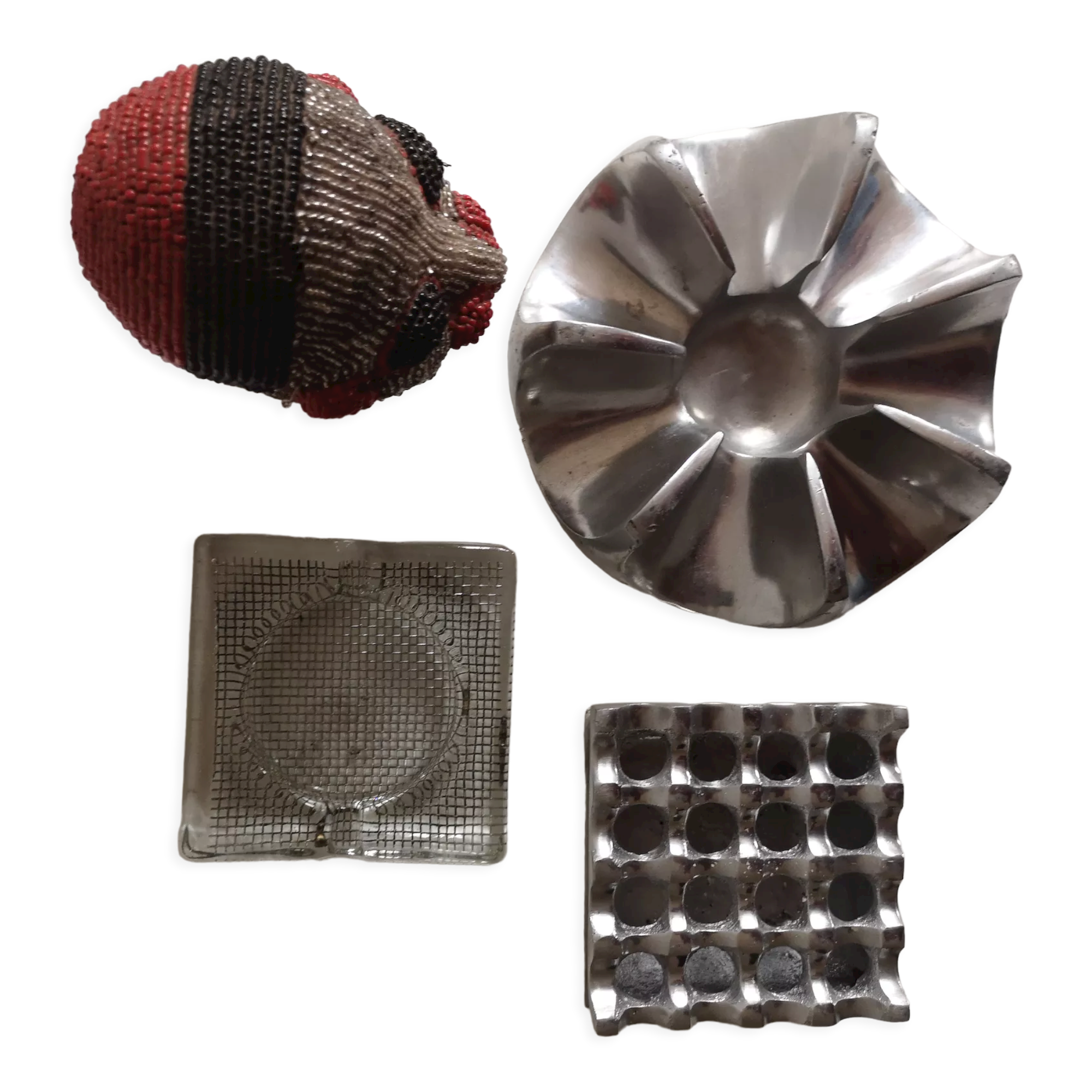 Scandinavian metal ashtray, Backstorm and Ljungberg 1970