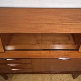 Mid Century Retro Vintage Teak Sideboard 1960 Bureau Flap + Cocktail Bar