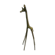 Girafe en laiton 1960